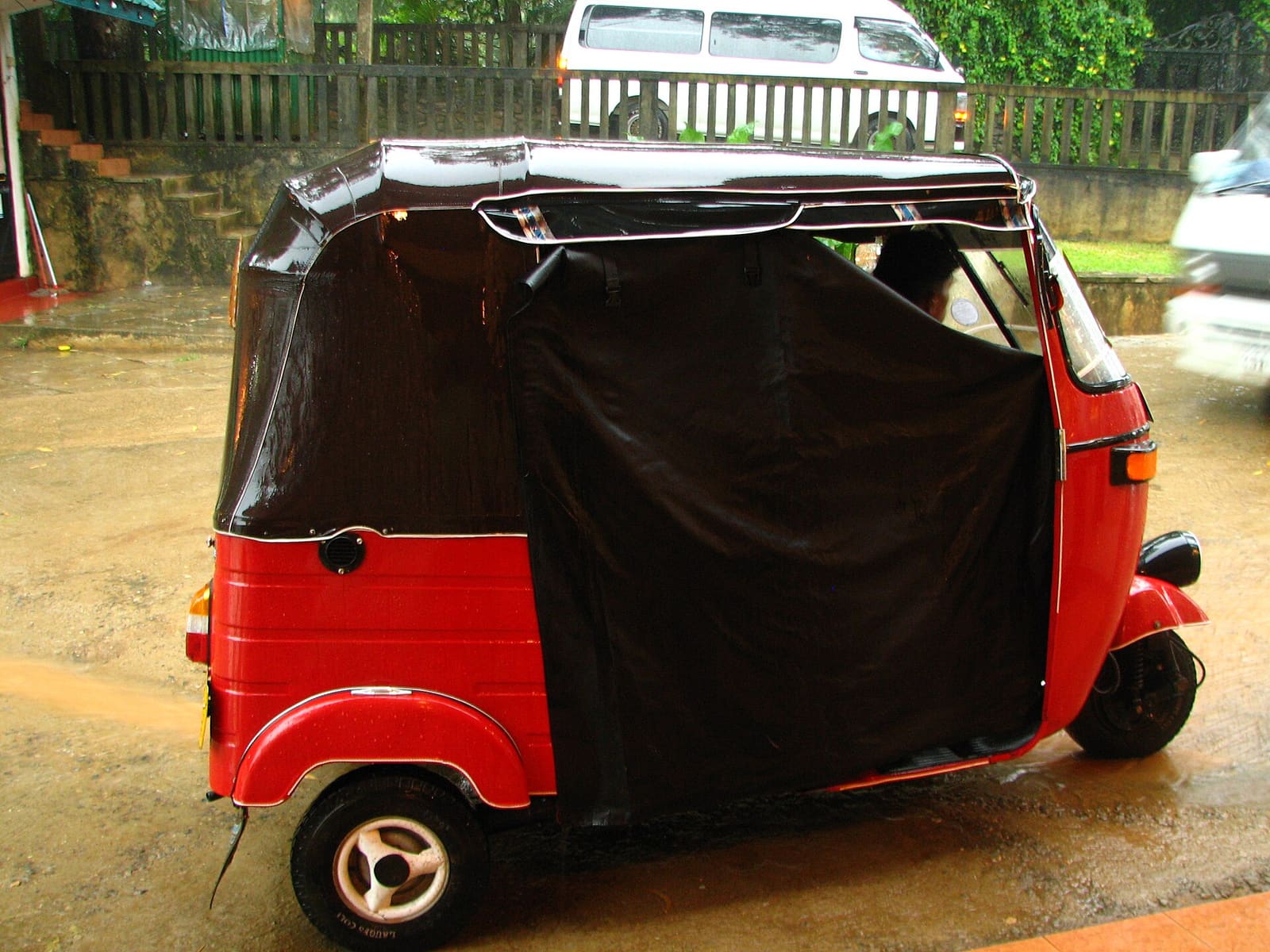 Private chauffeur driving through Sri Lanka's hill country